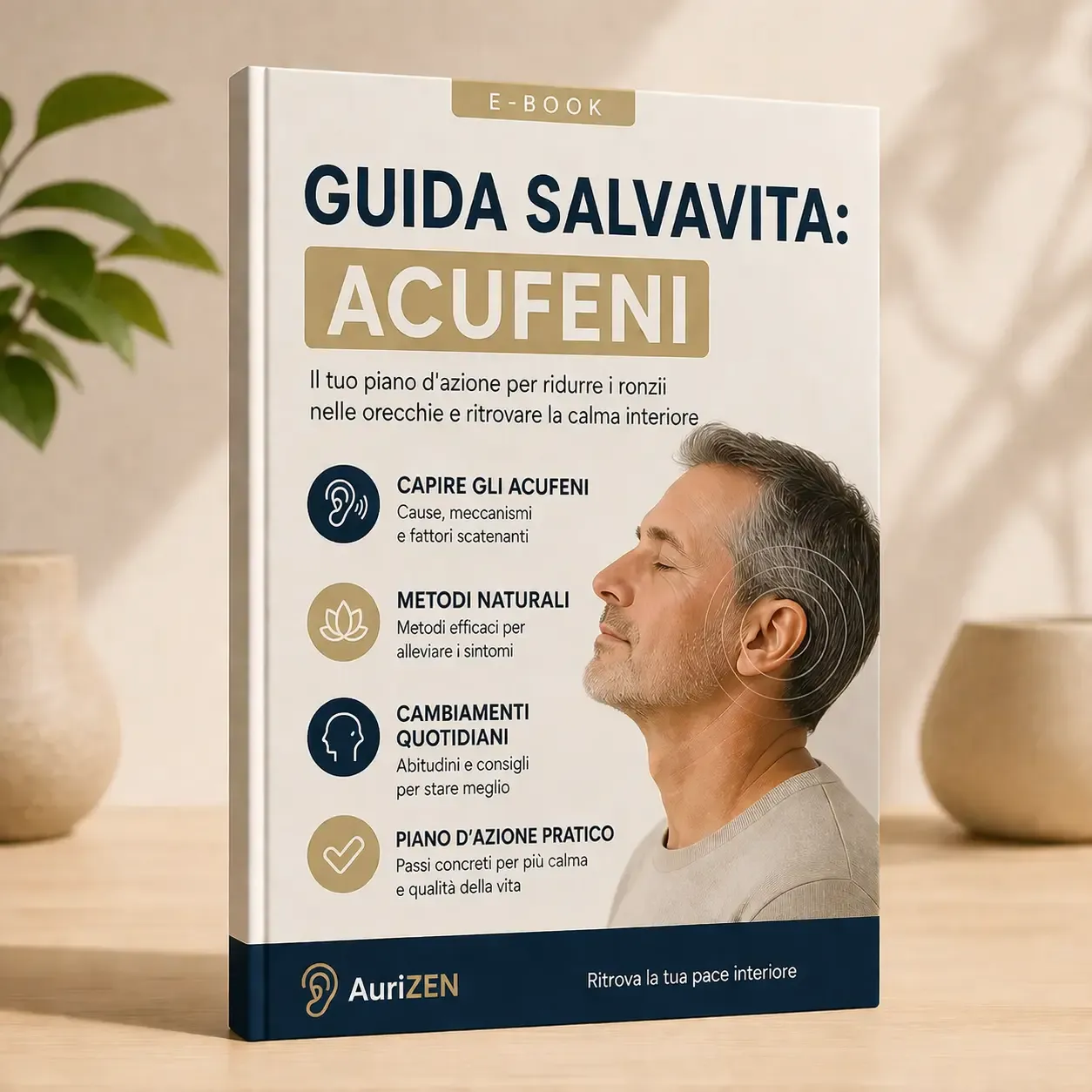 AuriZen™ E-book — Guida salvavita: trattamento degli acufeni